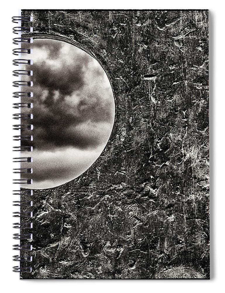 battersea Park Spiral Notebook featuring the photograph Peaking Clouds by Lenny Carter