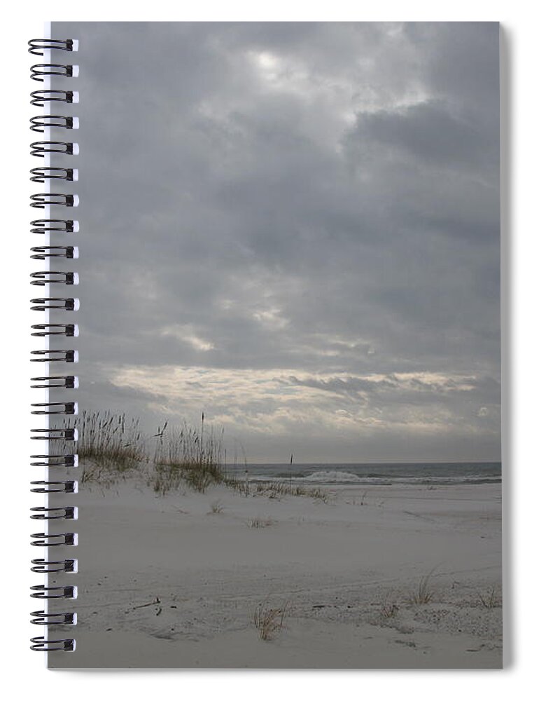 Beach Spiral Notebook featuring the photograph Pensacola Beach After Storm by Christiane Schulze Art And Photography