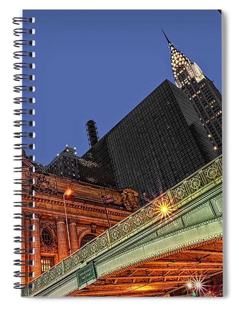 Pershing Square Spiral Notebook featuring the photograph Pershing Square by Susan Candelario