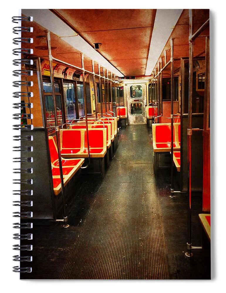 Philadelphia Spiral Notebook featuring the photograph Philadelphia - Empty Car by Richard Reeve