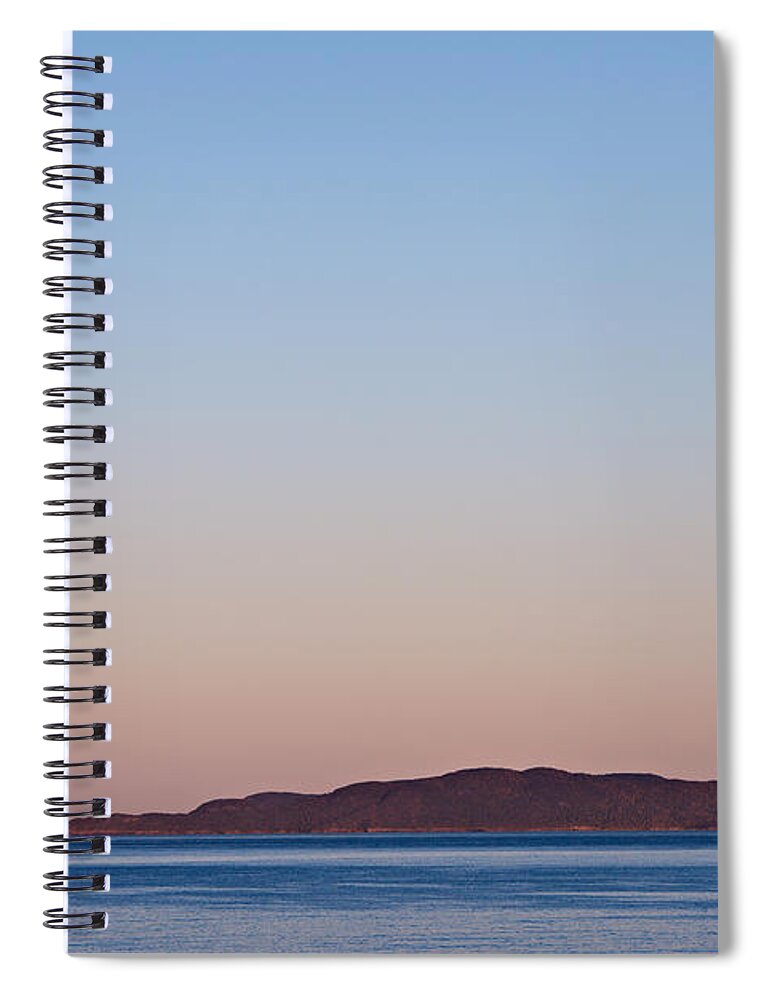 Pic Island Spiral Notebook featuring the photograph Pic Moon by Doug Gibbons