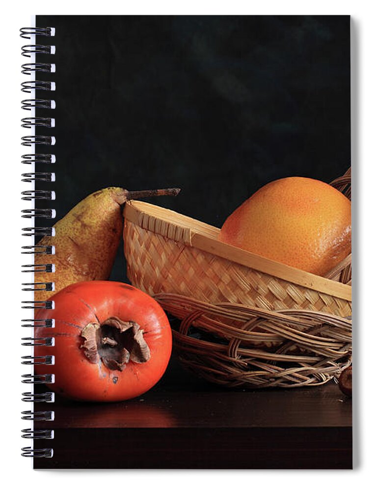 Wood Spiral Notebook featuring the photograph Picturesque Fruit by Panga Natalie Ukraine
