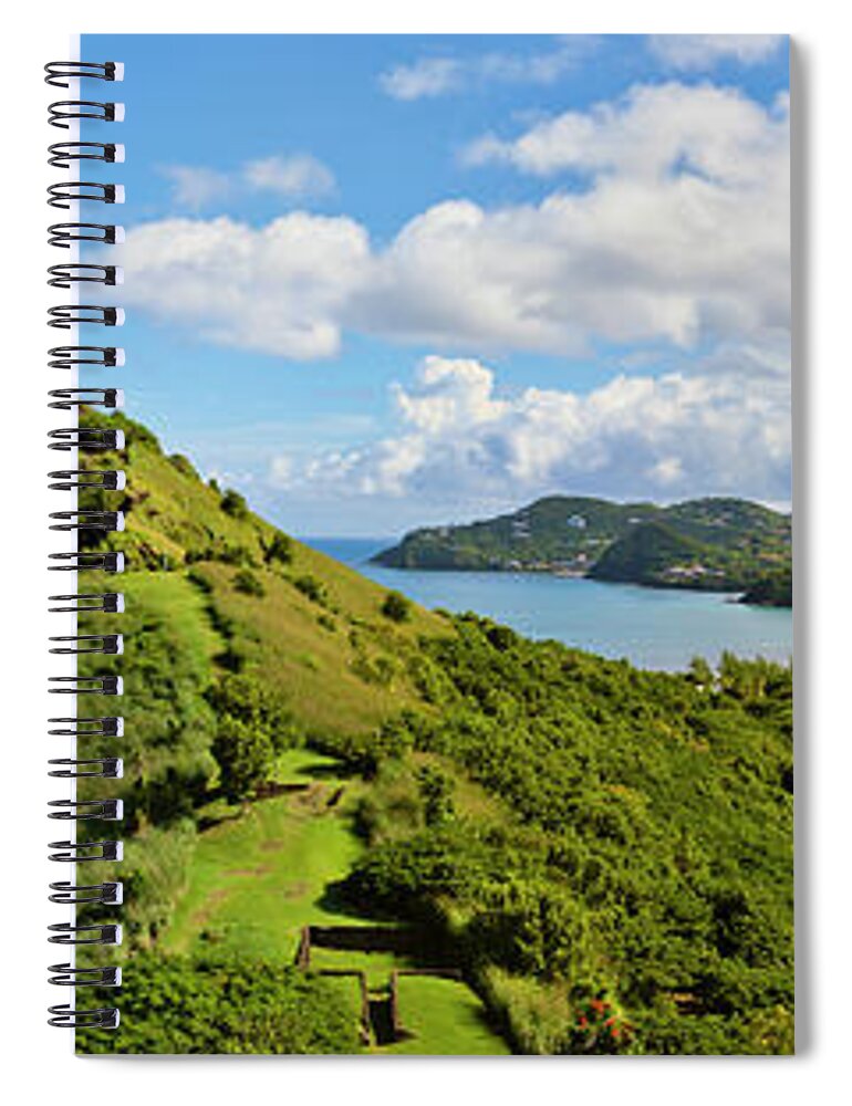 Scenics Spiral Notebook featuring the photograph Pigeon Island National Park, St. Lucia by Argalis