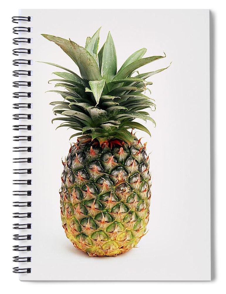 Cutout Spiral Notebook featuring the photograph Pineapple by Ron Nickel