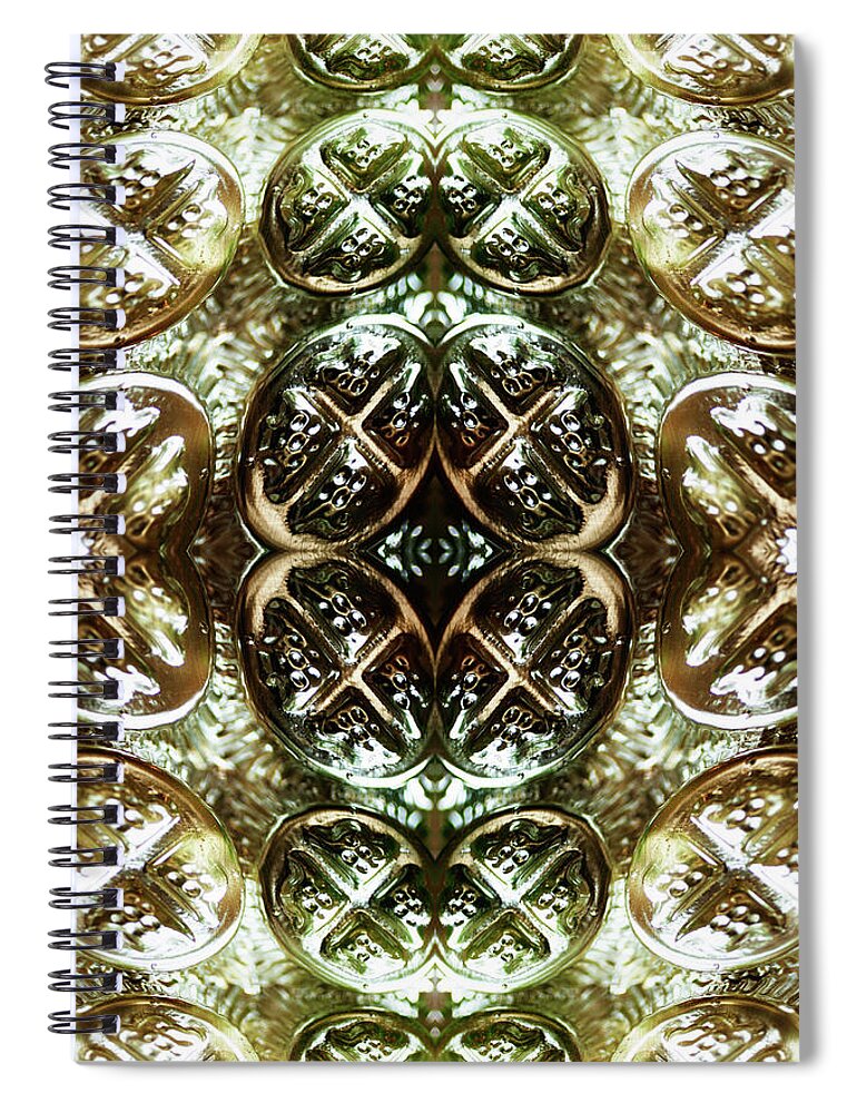 Berlin Spiral Notebook featuring the photograph Plastic Shapes And Pattern by Silvia Otte
