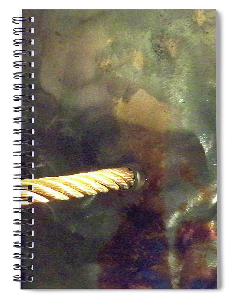 Newel Hunter Spiral Notebook featuring the photograph Point of Insertion by Newel Hunter