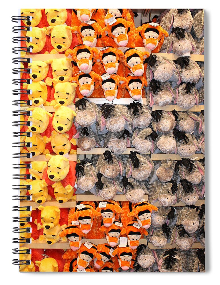 Walt Disney Spiral Notebook featuring the photograph Pooh Corner by David Nicholls