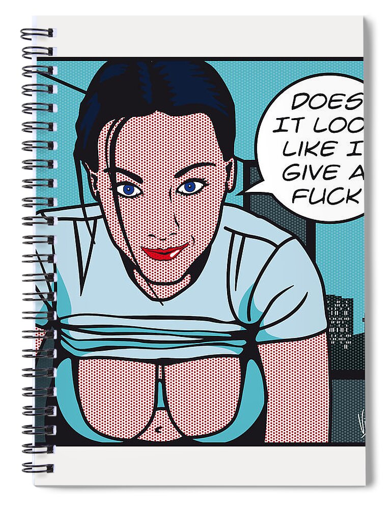 Pop Art Porn Stars - Natasha Nice Spiral Notebook by Chungkong Art - Fine  Art America