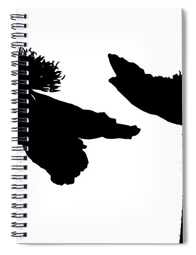  Spiral Notebook featuring the photograph Poppy Dance by Don Schwartz
