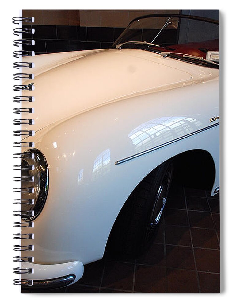 Automobiles Spiral Notebook featuring the photograph Nineteen Fifty Seven 356 A Speedster by John Schneider