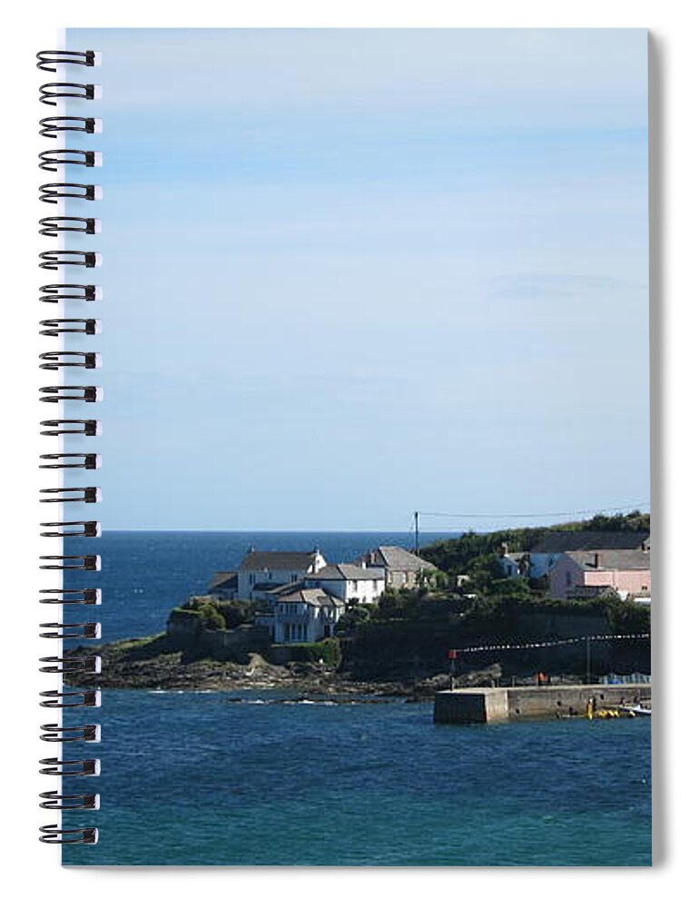 Tranquility Spiral Notebook featuring the photograph Porthcurno by Red Sky
