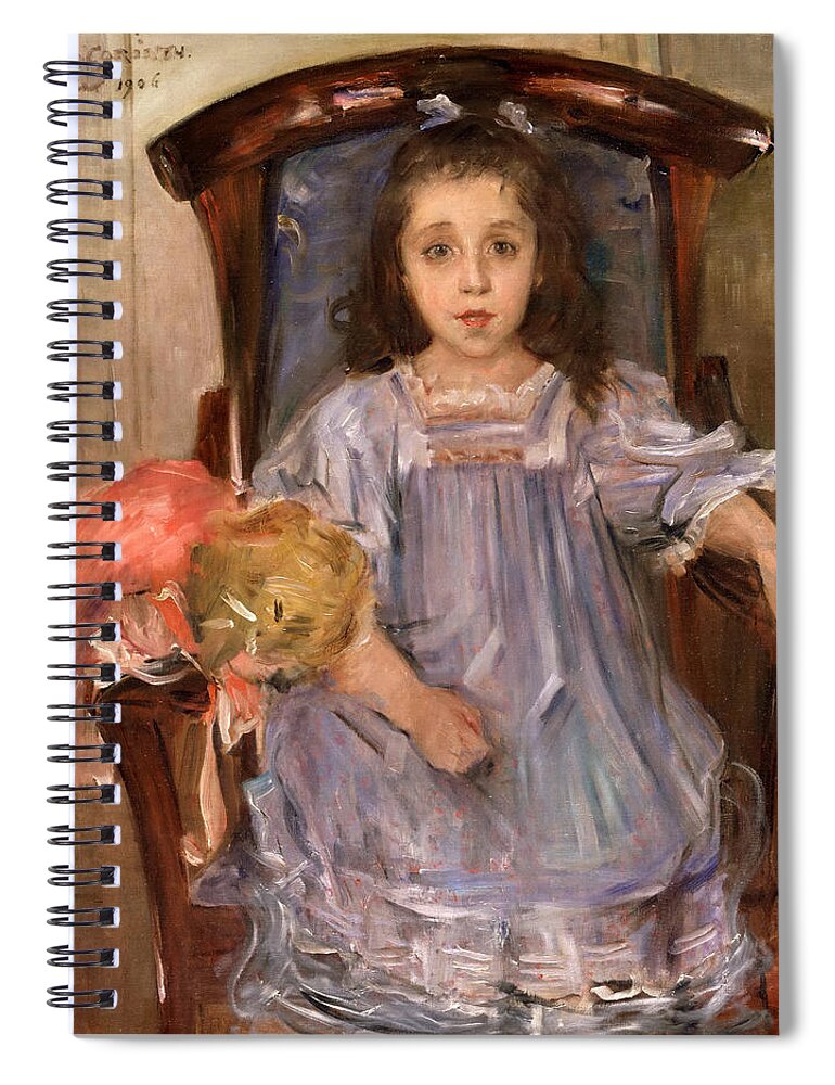 Lovis Corinth Spiral Notebook featuring the painting Portrait of Sophie Cassirer by Lovis Corinth
