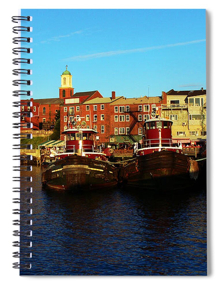 Portsmouth Spiral Notebook featuring the photograph Portsmouth in the Afternoon by Kevin Fortier