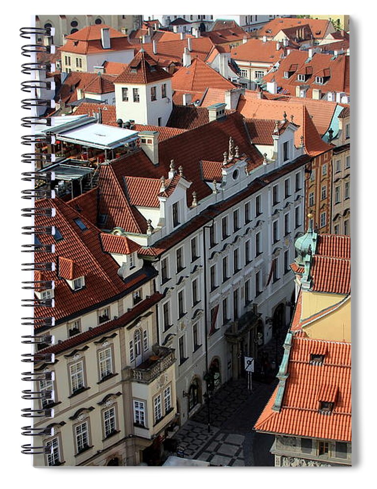 Old Town Spiral Notebook featuring the photograph Prague Old Town by J.castro