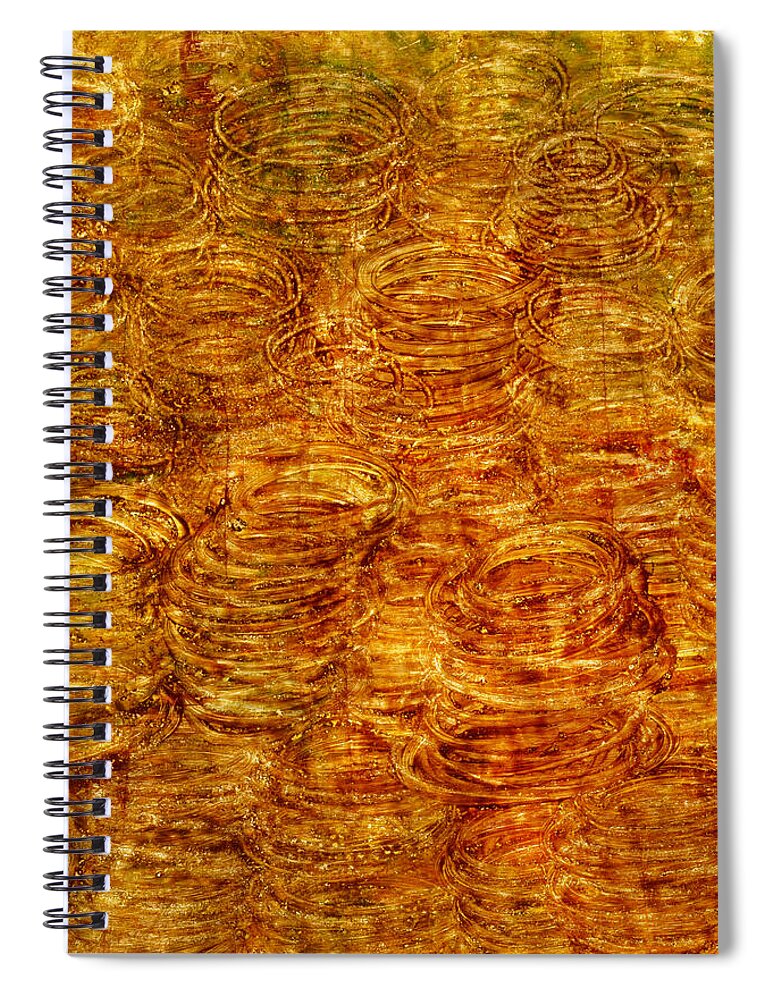 Preservation Spiral Notebook featuring the mixed media Preserved by Sami Tiainen
