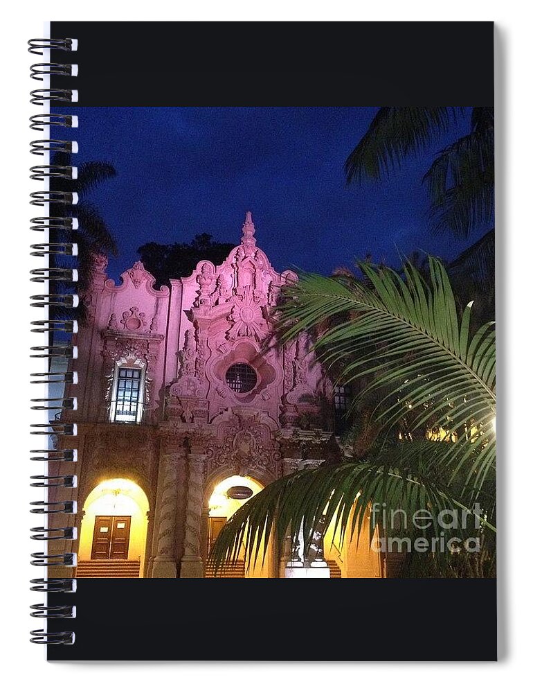 Balboa Park Spiral Notebook featuring the photograph Pretty Balboa Park by Denise Railey