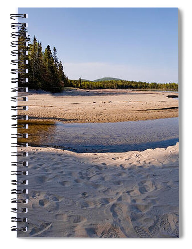 Lake Superior Spiral Notebook featuring the photograph Prisoners Cove  by Doug Gibbons