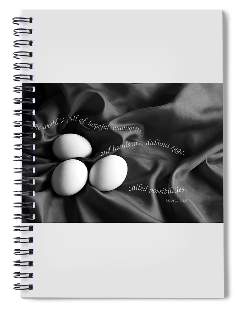 Renewal Spiral Notebook featuring the photograph Promises by Kae Cheatham