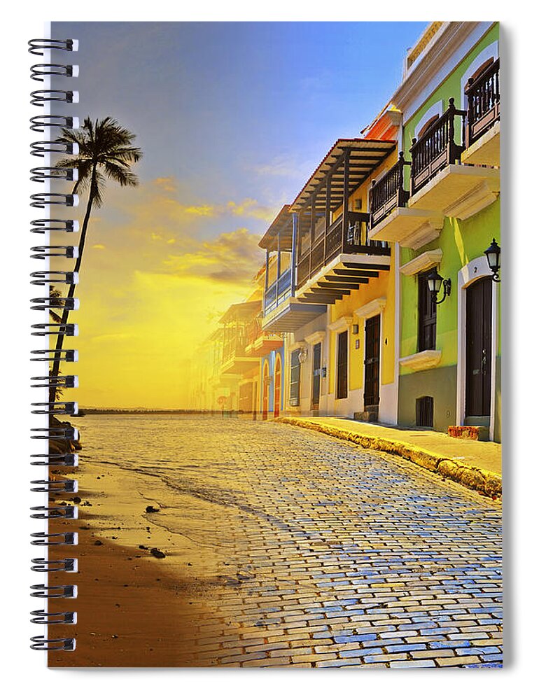 Puerto Rico Spiral Notebook featuring the photograph Puerto Rico Collage 2 by Stephen Anderson