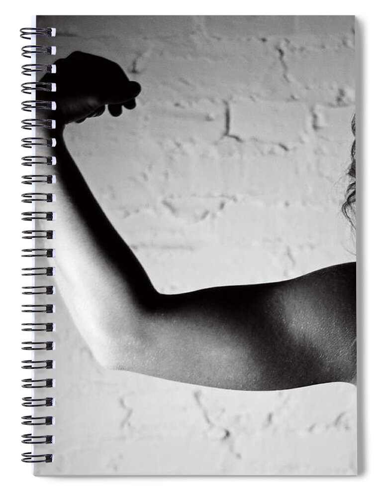 Muscle Spiral Notebook featuring the photograph Pump You Up II by La Dolce Vita