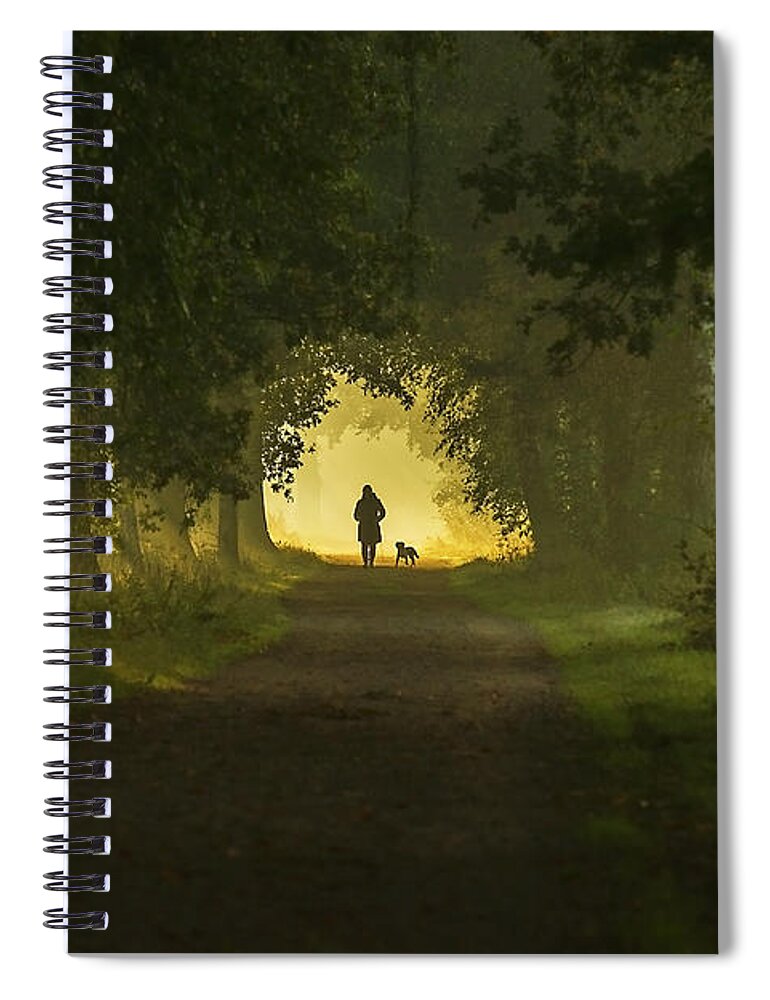 Pets Spiral Notebook featuring the photograph Puppy Love by Bob Van Den Berg Photography