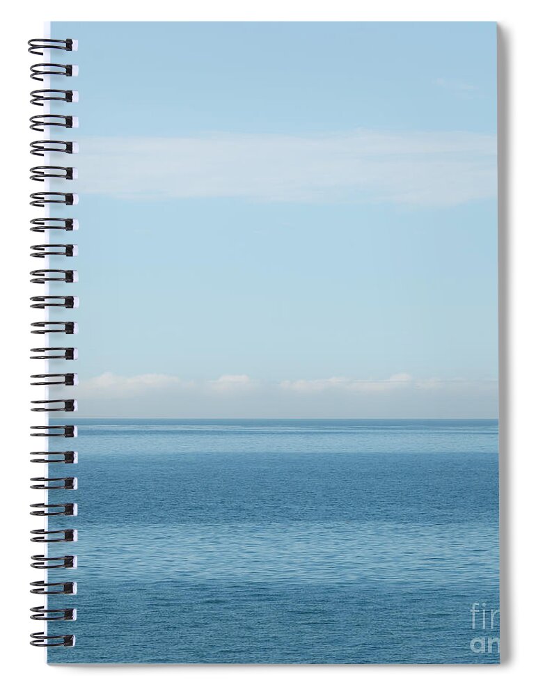 Blue Spiral Notebook featuring the photograph Pure by Ana V Ramirez