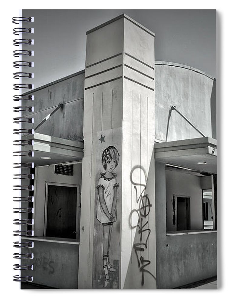 Ruins Spiral Notebook featuring the photograph Purity In the Ruins by Spencer Hughes