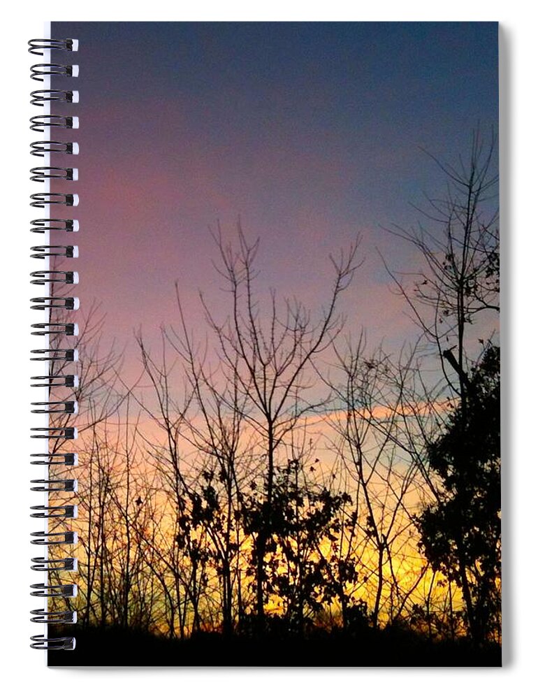 Durham Spiral Notebook featuring the photograph Quiet Evening by Linda Bailey