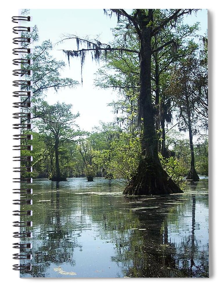  Spiral Notebook featuring the photograph Quiet Times by Sandra Clark