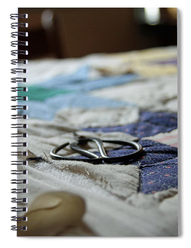 Quilting Spiral Notebook featuring the photograph Quilting by Jackson Pearson