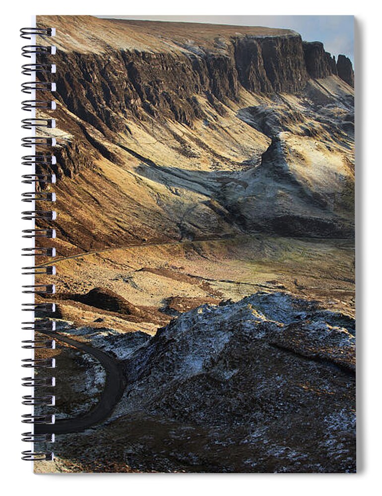 Geology Spiral Notebook featuring the photograph Quiraing by Billy Currie Photography