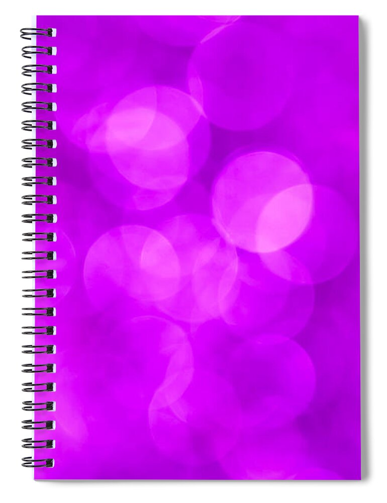 Abstract Spiral Notebook featuring the photograph Radiant Orchid Abstract by Jan Bickerton