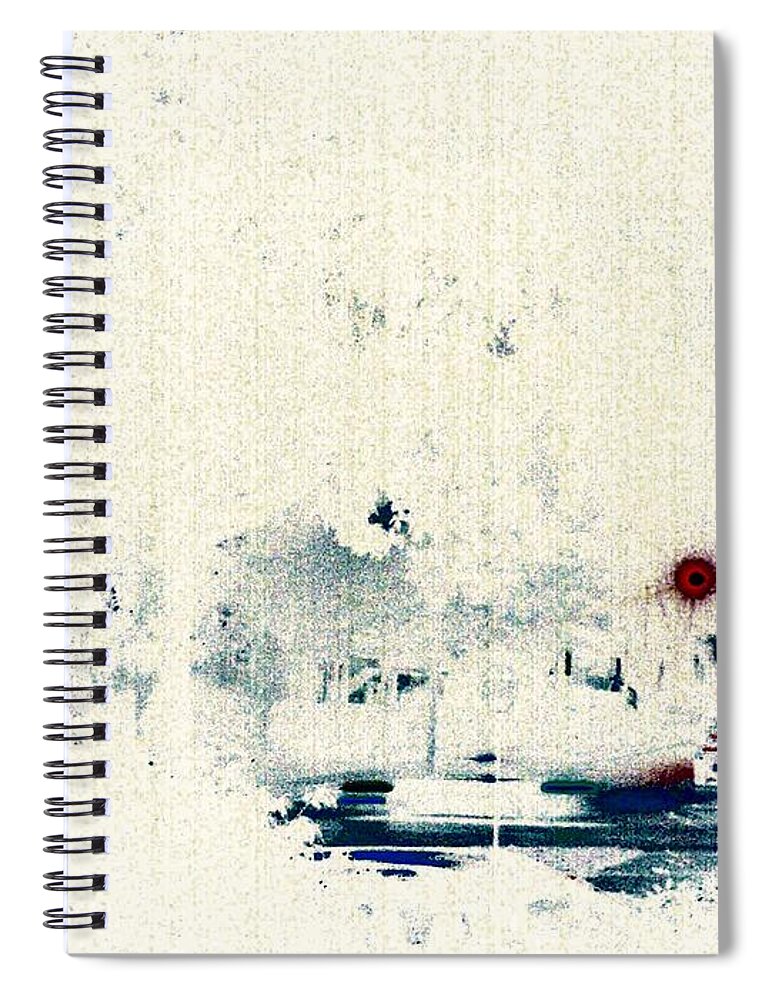 Rain Spiral Notebook featuring the photograph Rain by Jacqueline McReynolds