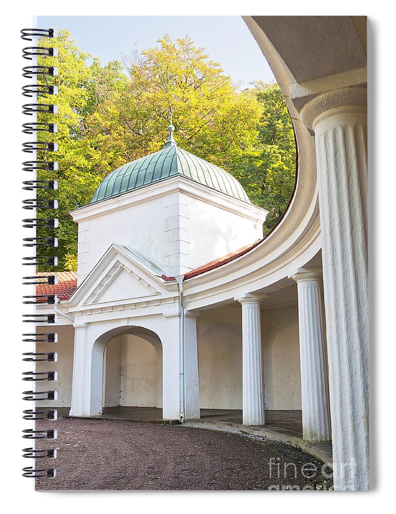 Ramlosa Spiral Notebook featuring the photograph Ramlosa Brunnspark 04 by Antony McAulay