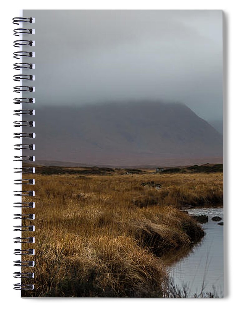 Scenics Spiral Notebook featuring the photograph Rannoch Moor, Glencoe, Scotland by Saving Memories, One Pic At A Time