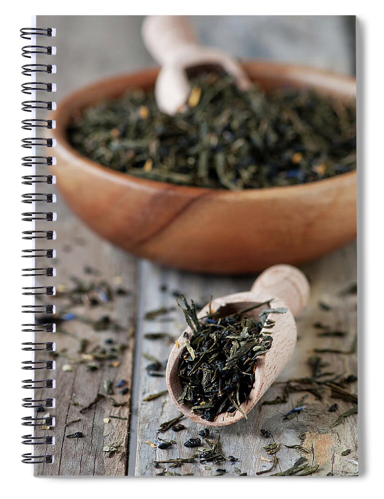 Outdoors Spiral Notebook featuring the photograph Raw Tea by Oxana Denezhkina