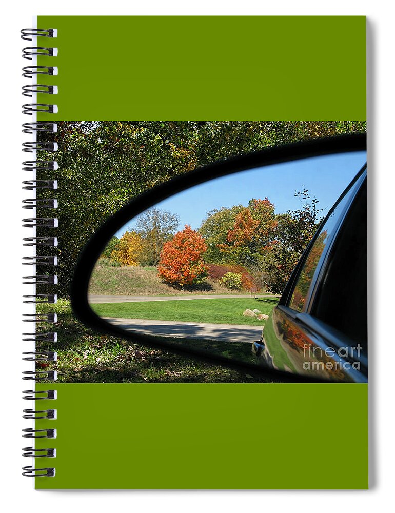 Autumn Spiral Notebook featuring the photograph Rear View by Ann Horn