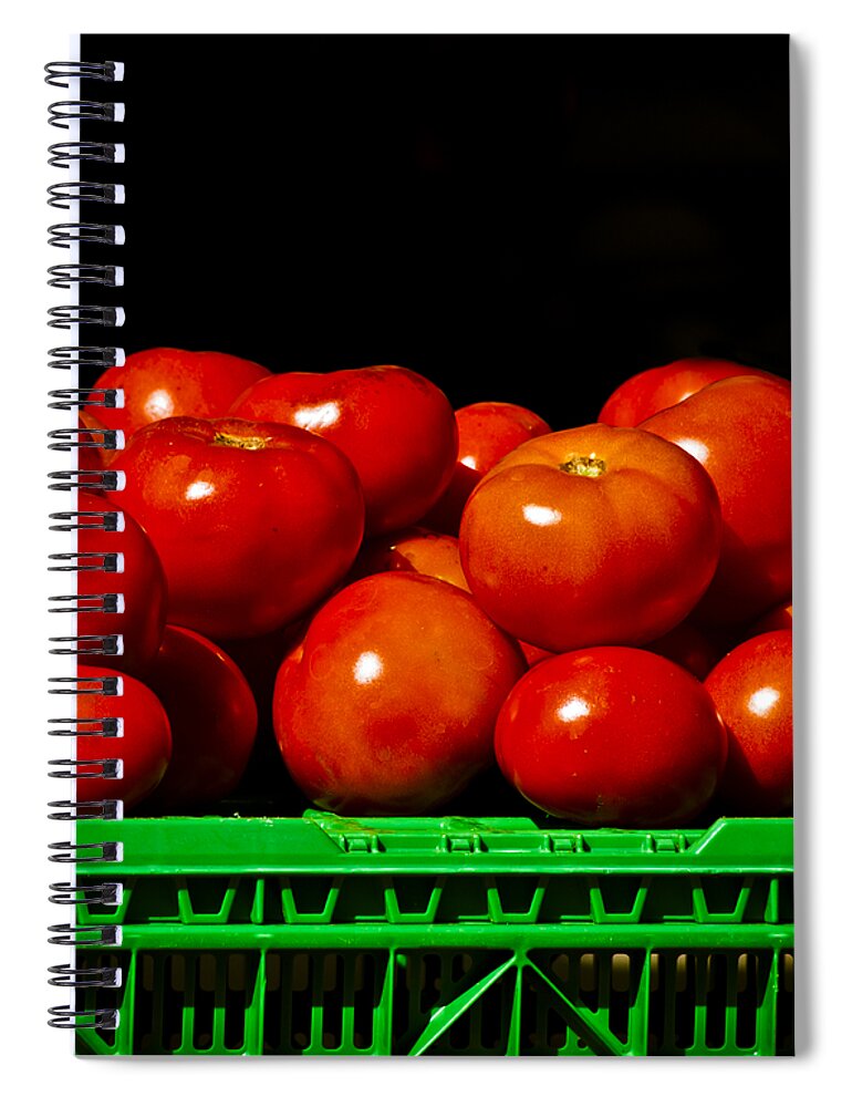 Agriculture Spiral Notebook featuring the photograph Red and Ripe by Christi Kraft