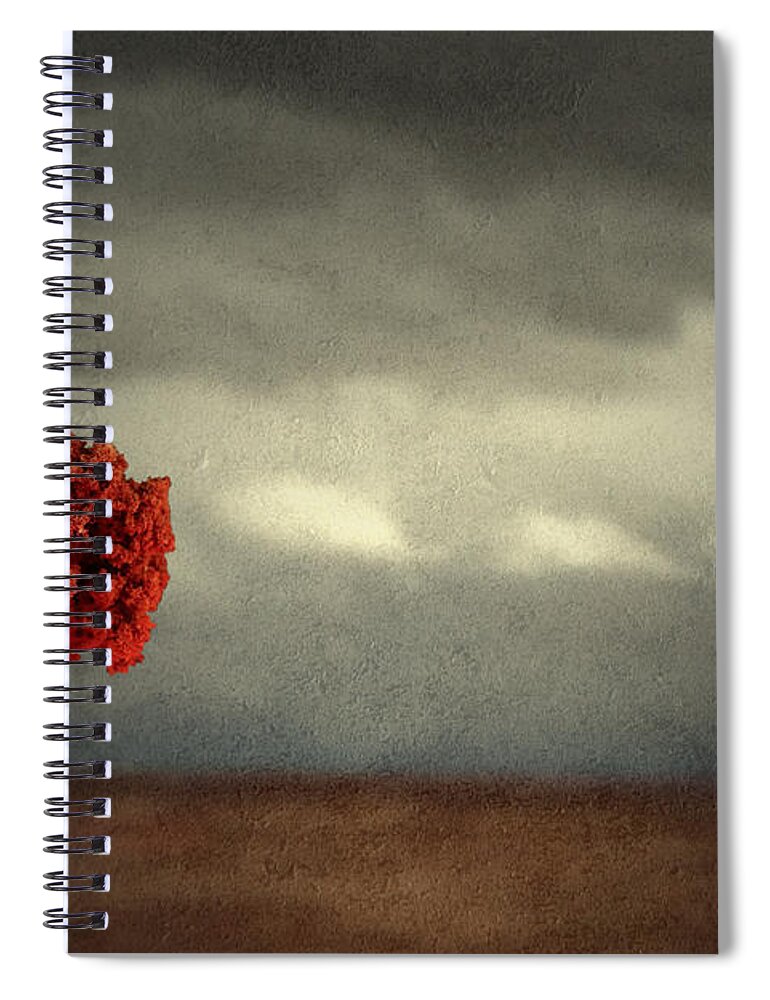Thunder Spiral Notebook featuring the photograph Red Carpet Thunder by Mark Ross