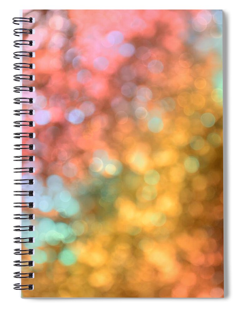Reflections Spiral Notebook featuring the photograph Reflections - Abstract by Marianna Mills