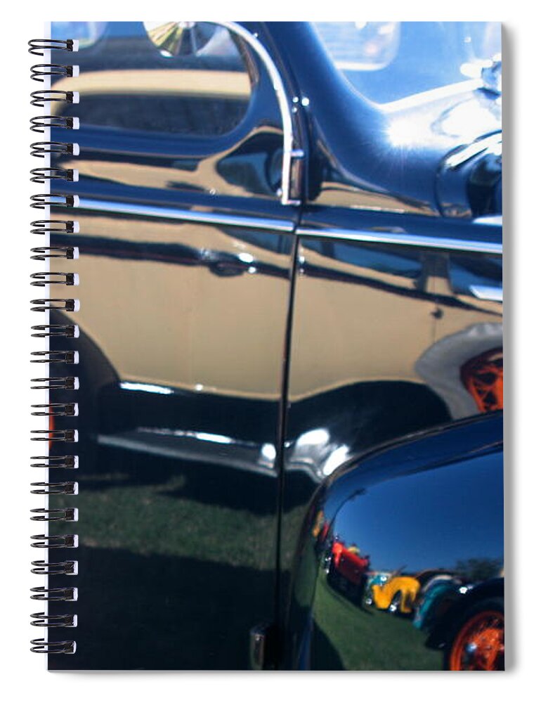 Pin Stripe Spiral Notebook featuring the photograph Reflections by Joe Kozlowski