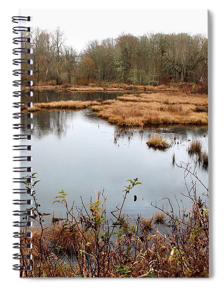 Landscape Spiral Notebook featuring the photograph Refuge by Rory Siegel