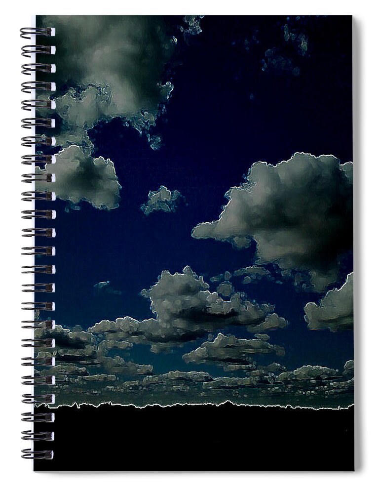 Photo Spiral Notebook featuring the digital art Regret by Jeff Iverson