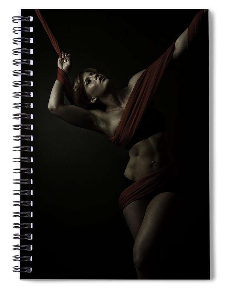 Fitness Spiral Notebook featuring the photograph Rembrandt Bry by Monte Arnold