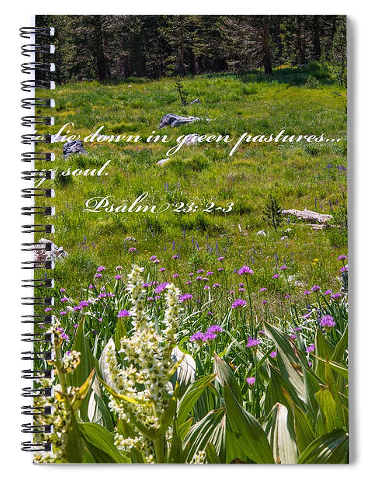 Rest Spiral Notebook featuring the photograph Rest For the Soul by Lynn Bauer