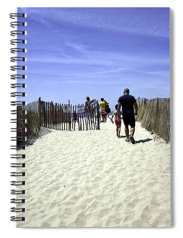 Beach Spiral Notebook featuring the photograph Restricted - Bridgehampton - New York by Madeline Ellis