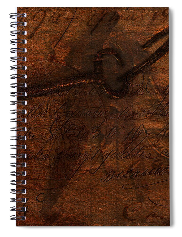Keys Spiral Notebook featuring the photograph Revealing the Secret by Lesa Fine