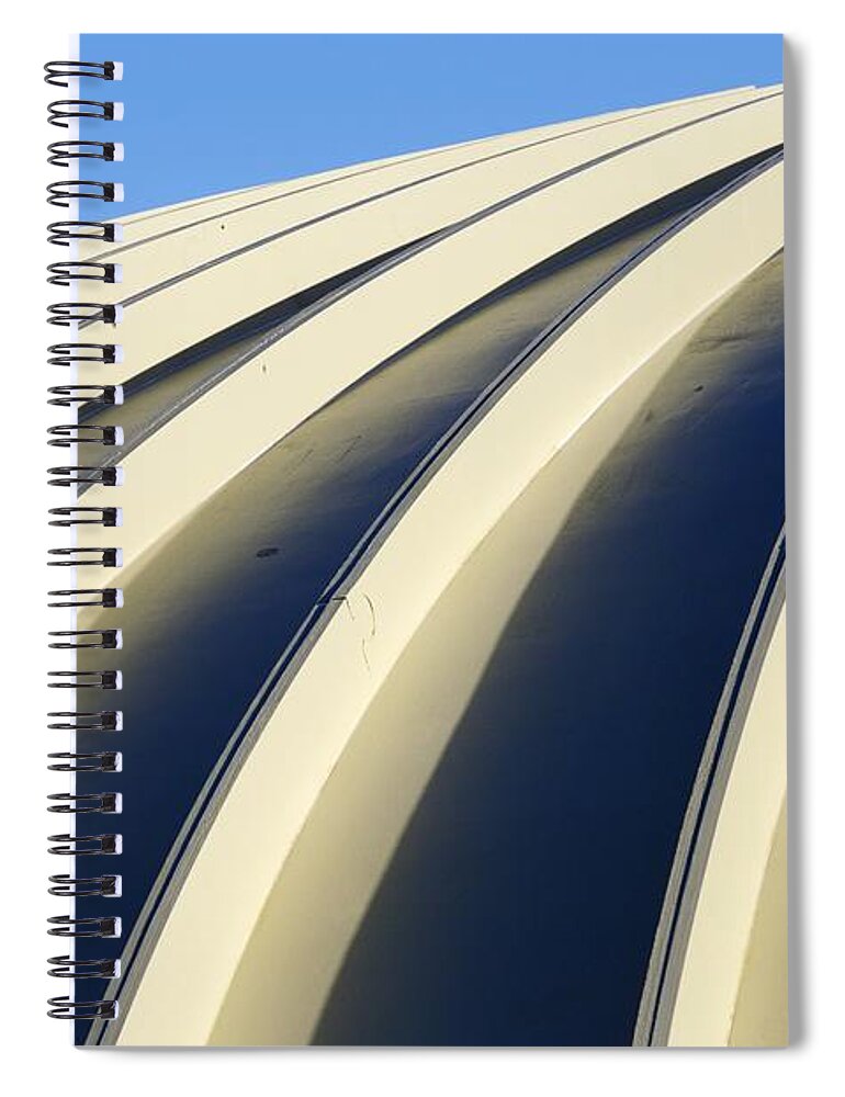 Ribbed Spiral Notebook featuring the photograph Ribbed by Wendy Wilton