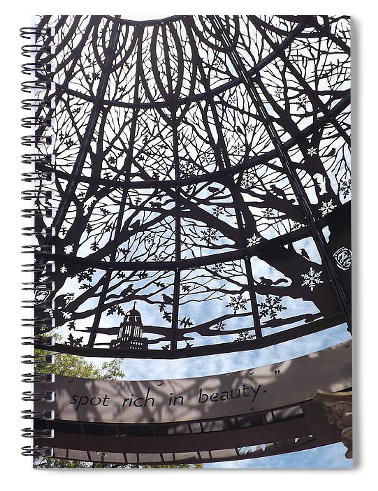 Sunken Garden Spiral Notebook featuring the photograph Rich in Beauty by Caryl J Bohn