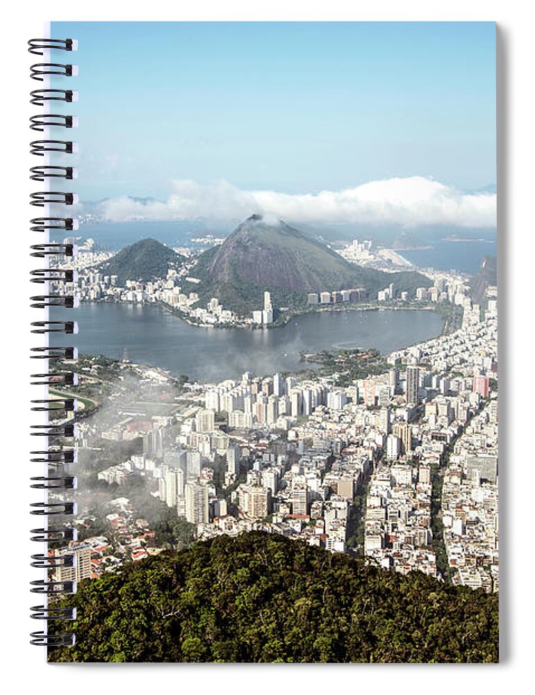 Tranquility Spiral Notebook featuring the photograph Rio Dr Janeiro by Ze Martinusso